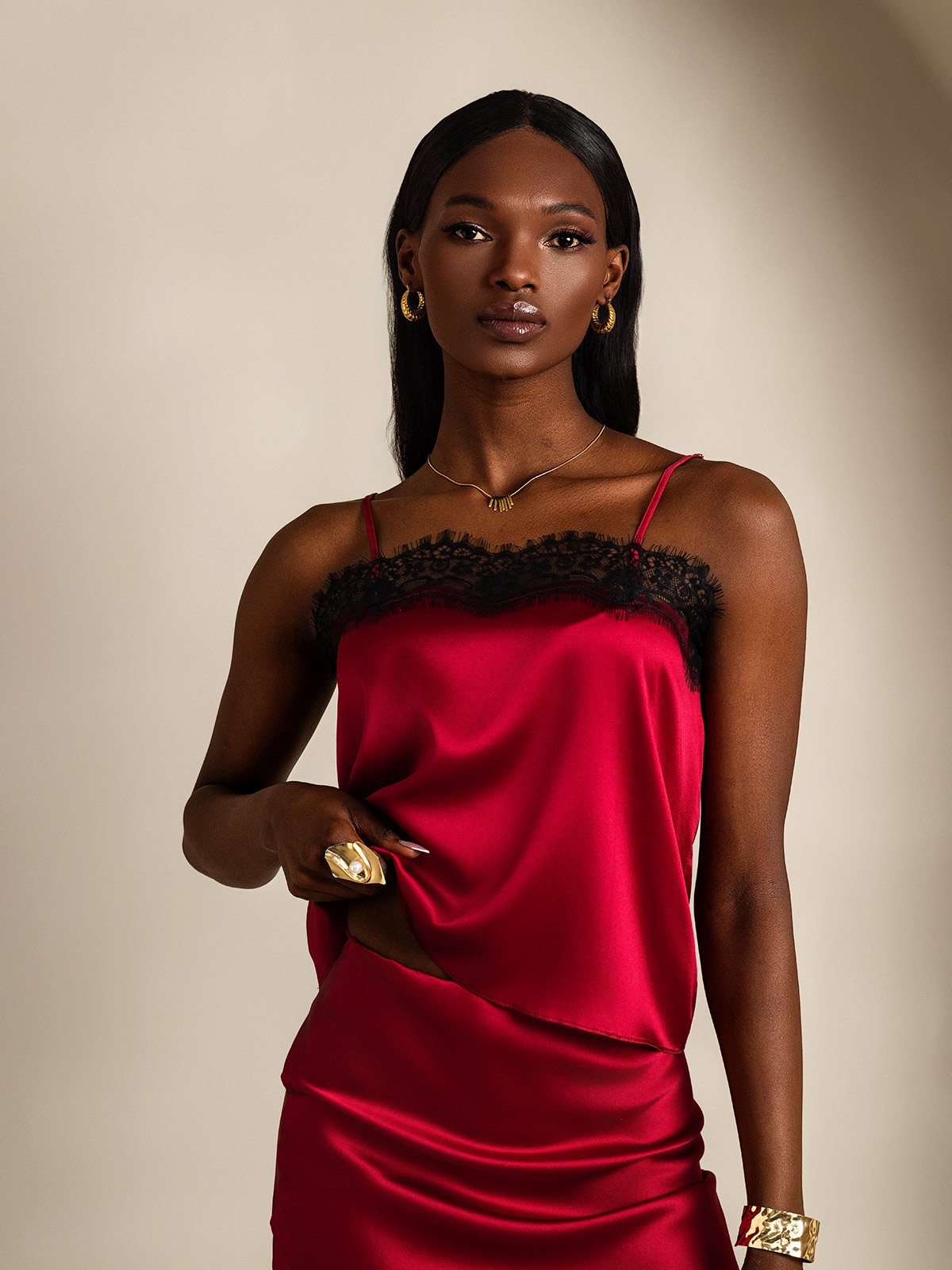 SilkSilky-AU 19Momme Silk Camisoles Wine 004