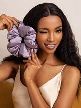 [Deep Purple] SilkSilky-AU Scrunchie 003