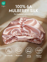 [Pink] SilkSilky-AU Sleep Cap 002
