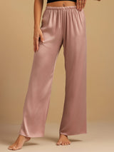 [Peach Skin] SilkSilky-AU 19Momme Machine-Washable Silk Women's Sleep Shorts 005