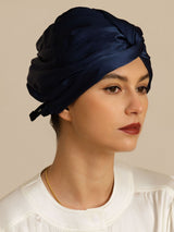 [Dark Blue] SilkSilky-AU Sleep Cap 001