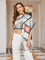 [P030] SilkSilky-AU Pure Silk Scarf 004,
