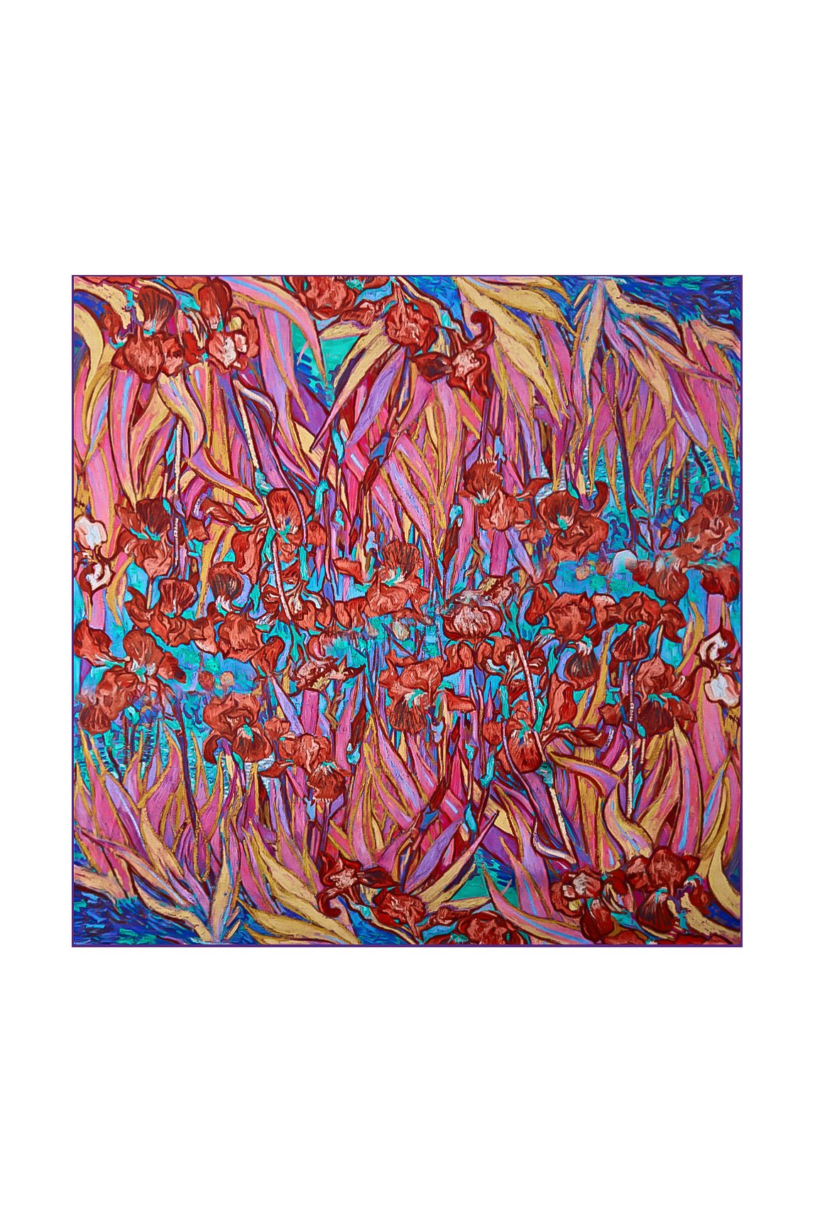 [P095] SilkSilky-AU Pure Silk Scarf 001