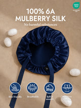 [Dark Blue] SilkSilky-AU Sleep Cap 002