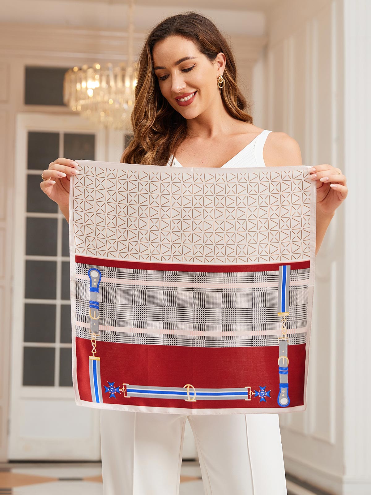 [P037] SilkSilky-AU Pure Silk Scarf 004,