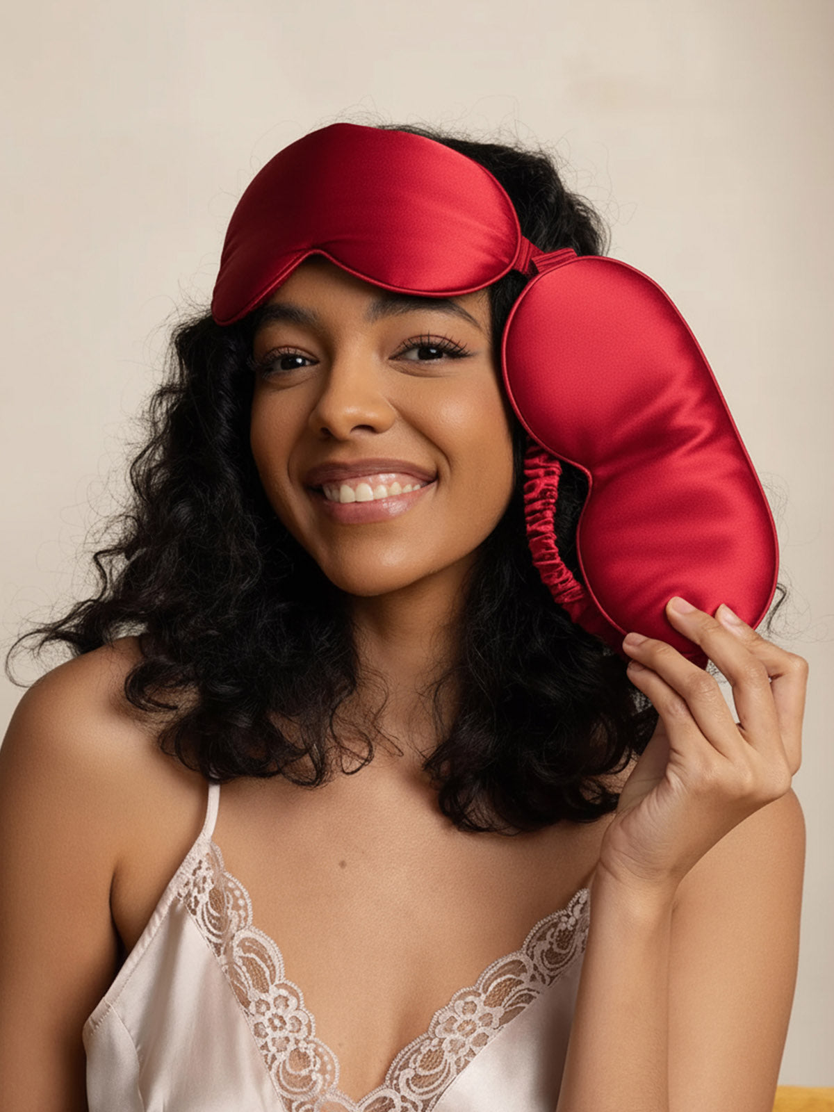 [Wine] SilkSilky-AU Pure Silk Eye Mask 004