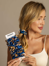 [Navy Dragon] SilkSilky-AU Scrunchie 003