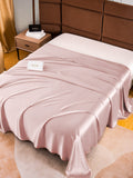 SilkSilky AU 22Momme Pure Silk Sheet PaleMauve 003