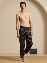 [Black Chain] SilkSilky-AU Men's Sleep Shorts 005