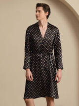 [Black Chain] SilkSilky-AU Long Sleeve Mens Robe 003