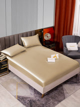 [Beige] SilkSilky-AU 22Momme Bedding Set 002