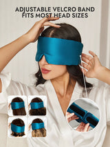 [Teal] SilkSilky-AU Sleep Mask 004