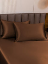 [Coffee] SilkSilky-AU 19Momme Pure Silk Pillowcase 001