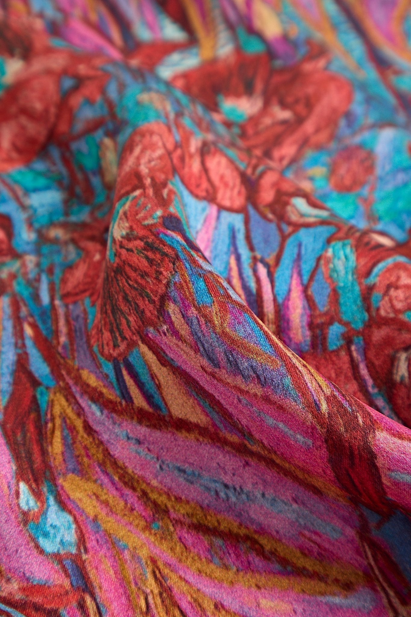[P095] SilkSilky-AU Pure Silk Scarf 004