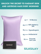 [Lavender] SilkSilky-AU 19Momme Pure Silk Pillowcase 003