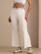 [White] SilkSilky-AU Womens Pants 005