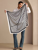 [White Arcs] SilkSilky-AU Scarf 004