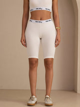 [White] SilkSilky-AU Womens Shorts 001