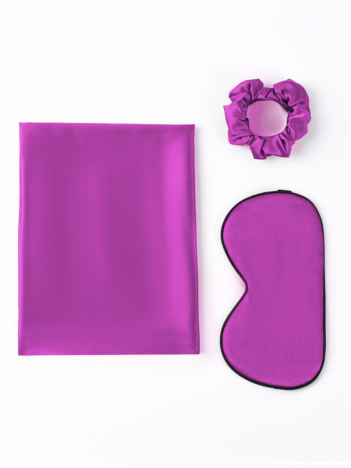 SilkSilky AU 19Momme Pure Silk Pillowcase Set Purple 005