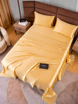 [Champagne] SilkSilky-AU 22Momme Pure Silk Bedding Set 005,