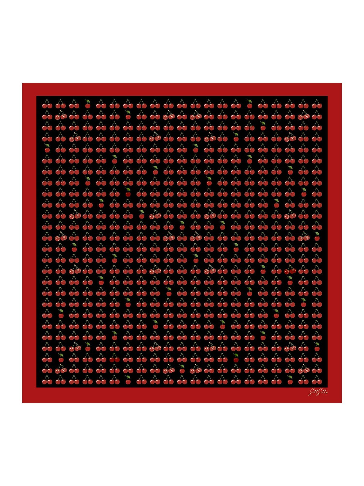 [Black Cherry] SilkSilky-AU Scarf 001