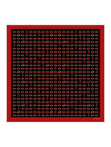 [Black Cherry] SilkSilky-AU Scarf 001