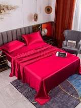 [Wine] SilkSilky-AU 19Momme Bedding Set 001