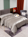 SilkSilky AU 25Momme Pure Silk Duvet Cover Gray 002