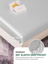 [Silver] SilkSilky-AU 19Momme Bedding Set 004