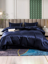 [Dark Blue] SilkSilky-AU 25Momme Bedding Set 001