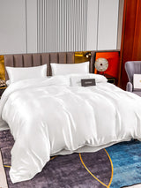 [White] SilkSilky-AU 22Momme Bedding Set 003