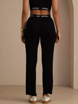 [Black] SilkSilky-AU Womens Pants 002
