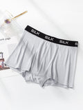 SilkSilky AU Silk Knitted Mens Underwear Gray 003