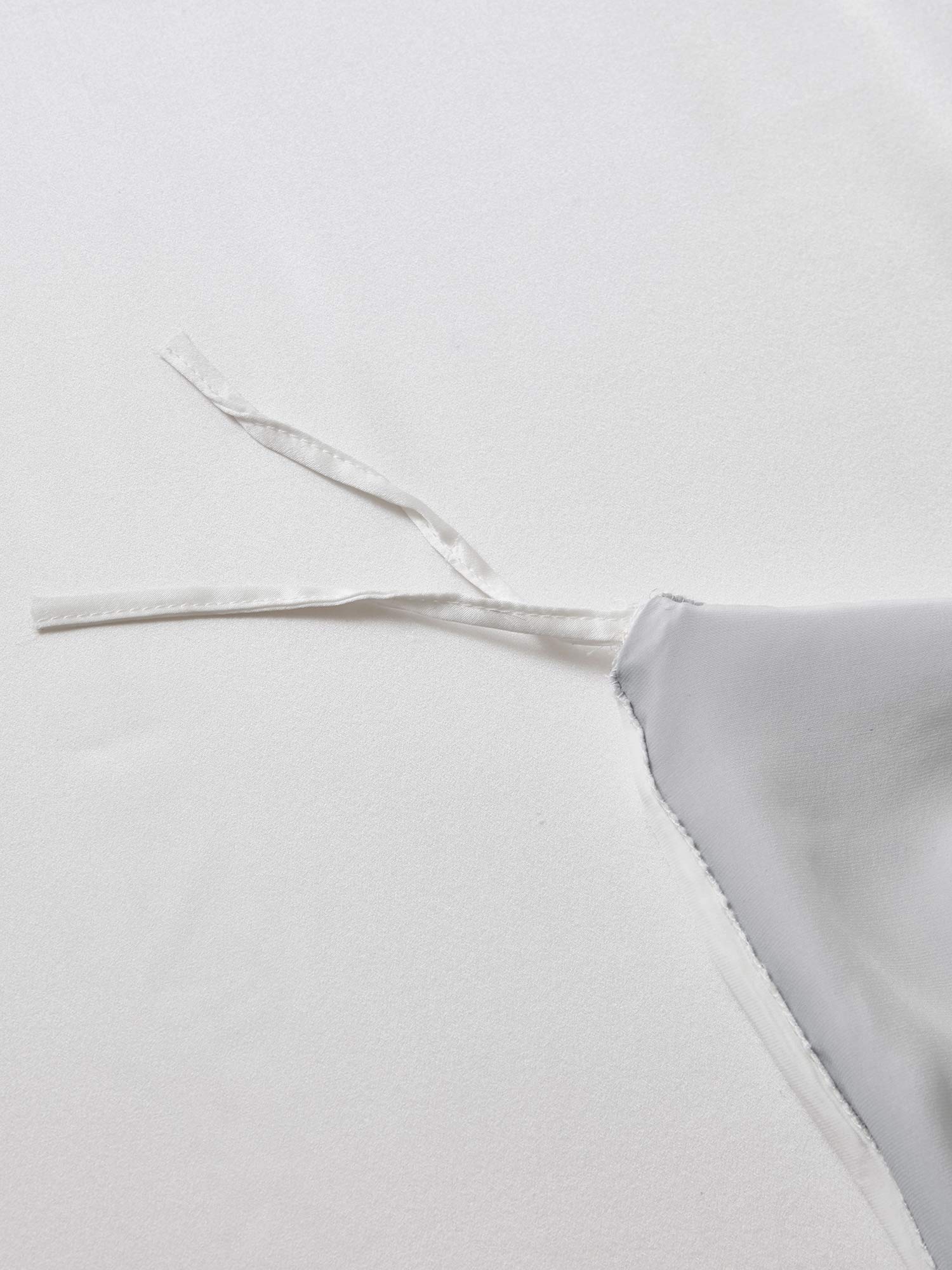 [LightGray+White] SilkSilky-AU 19Momme Bedding Set 006