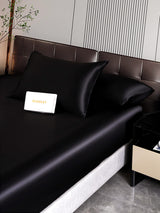 [Black] SilkSilky-AU 22Momme Bedding Set 006