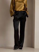 [Black] SilkSilky-AU Women's Pants 004