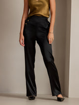 [Black] SilkSilky-AU Women's Pants 003