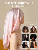 [Light Pink] SilkSilky-AU Sleep Cap 006