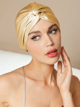 [Champagne] SilkSilky-AU Sleep Cap 001