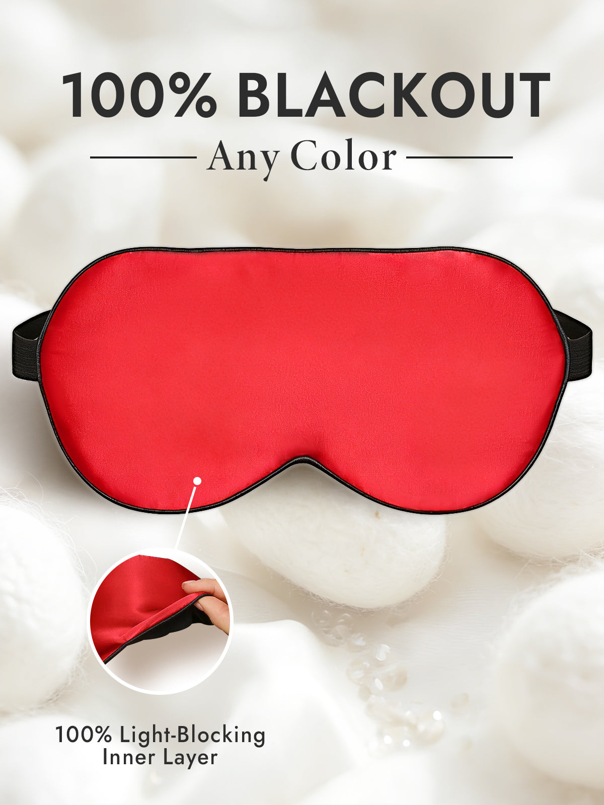 [Red] SilkSilky-AU 19Momme Pure Silk Eye Mask 001