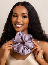 [Deep Purple] SilkSilky-AU Scrunchie 004