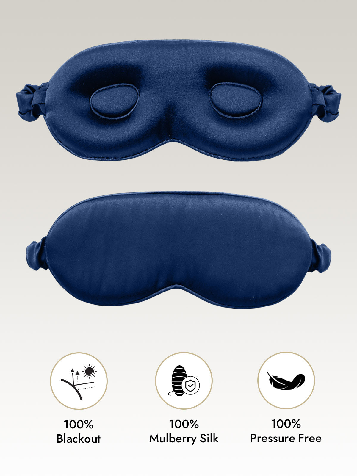[Dark Blue] SilkSilky-AU Eye Mask 001