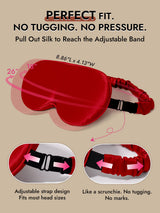 [Wine] SilkSilky-AU 22Momme Sleep Mask 004
