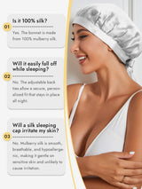 [Silver] SilkSilky-AU Sleep Cap 005