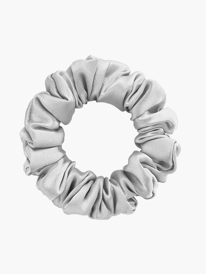 [Silver] SilkSilky-AU 19Momme Pure Silk Scrunchie 005