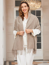 [Dark Khaki] SilkSilky-AU Wool Scarf 001