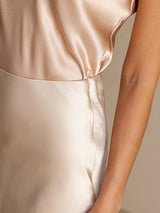 [Beige] SilkSilky-AU Skirt 004