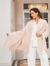 [Beige] SilkSilky-AU Wool Scarf 001