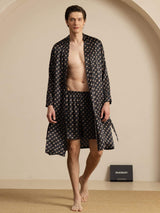 [Black Chain] SilkSilky-AU Long Sleeve Men's Pyjamas 001