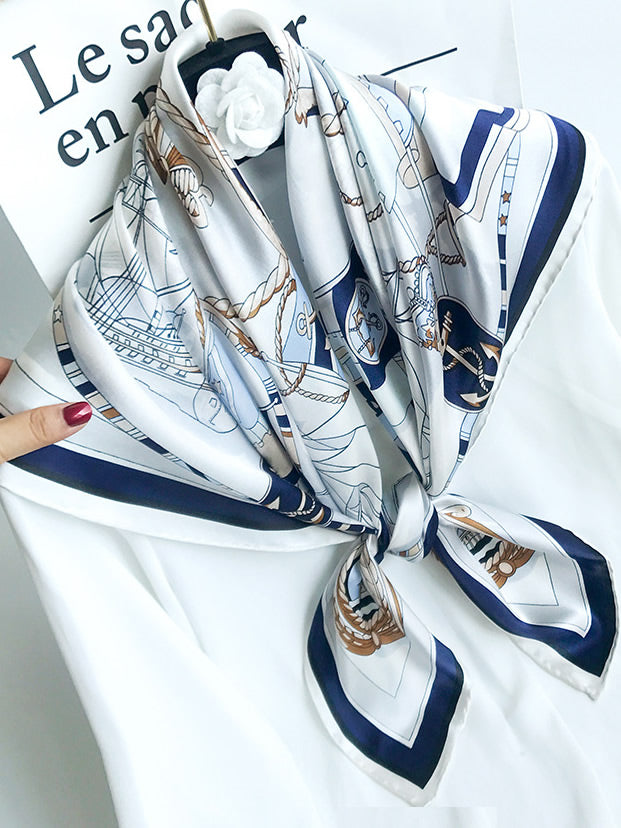 [P007] SilkSilky-AU Pure Silk Scarf 001,